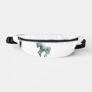 Technik-Roboter-Einhorn Bauchtasche