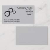 Technik-Schablone Visitenkarte (Vorne/Hinten)