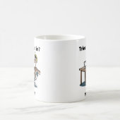 Technik-Support-Cartoon-Mann Kaffeetasse (Mittel)