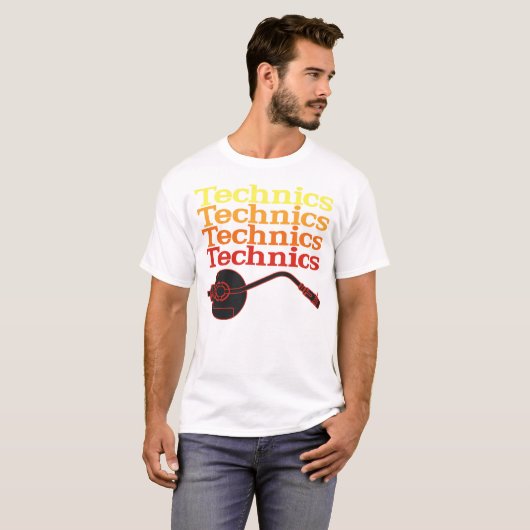 Technik-Turntable-T - Shirt (Vorne ganz)