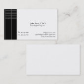 Technik-Visitenkarteeierschale Visitenkarte (Vorne/Hinten)