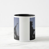 Techniker bemannt ein Maschinengewehr M240 im Irak Tasse (Zentrum)