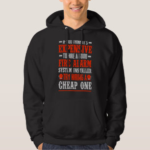 Techniker des Feueralarm-Installers House Dete Hoodie