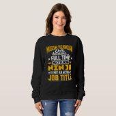 Techniker des Museums Sweatshirt (Vorne ganz)