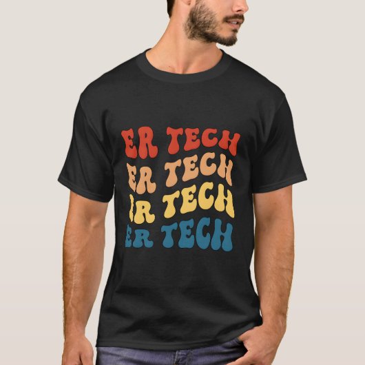 Techniker des Notfallraums Er Techniker Er Tech T-Shirt (Vorderseite)