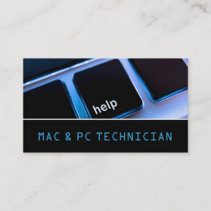 Techniker für Computerreparatur Mac Laptop-Service Visitenkarte