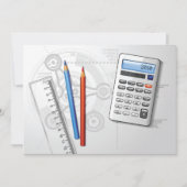 Techniker für Desktop-Einladungen Einladung (Vorderseite)