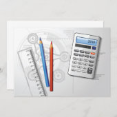 Techniker für Desktop-Einladungen Einladung (Vorne/Hinten)