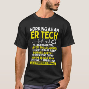 Techniker für Notfälle ER Tech Bad T-Shirt