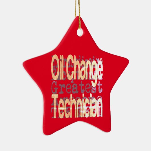 Techniker für Ölwechsel Keramik Ornament (Rechts)