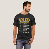 Techniker für Rechenzentrum Stundensatz Techniker T-Shirt (Vorne ganz)