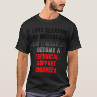 Techniker für technischen Support T-Shirt
