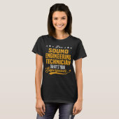 Techniker für Tontechnik T-Shirt (Vorne ganz)