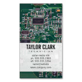 Techniker | Software Engineer Magnetische Visitenkarte (Vorderseite Vertikal)