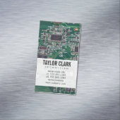 Techniker | Software Engineer Magnetische Visitenkarte (Beispiel)