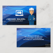 Techniker | Softwarecode Visitenkarte (Vorne/Hinten)