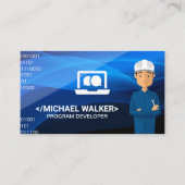 Techniker | Softwarecode Visitenkarte (Vorderseite)