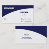 Techniker-Visitenkarte Visitenkarte (Vorne/Hinten)