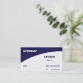 Techniker-Visitenkarte Visitenkarte (Stehend Vorderseite)