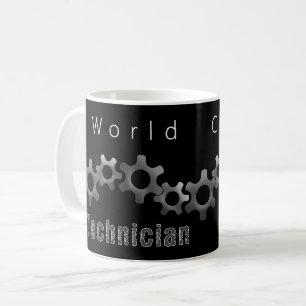 Techniker von Weltklasse Metallisch Kaffeetasse