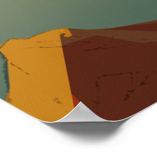 Techniker Wollte, unsere Zukunft auf Mars zu entwi Poster (Ecke)