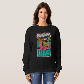 Technikerabenteuer der Archivbibliothek beginnen b Sweatshirt (Vorne ganz)