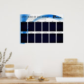 Technikmitarbeiter der Monatsanzeige für 4x6-Fotos Poster (Küche)