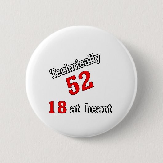 Technisch 52, 18 am Herzen Button (Vorderseite)