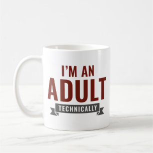 Technisch bin ich erwachsen kaffeetasse