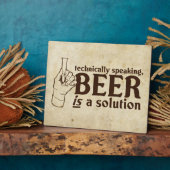 Technisch gesehen ist Bier eine Lösung Fotoplatte (Seite)