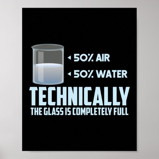 Technisch gesehen ist das Glas eine Chemie, die de Poster (Vorne)