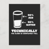 Technisch gesehen ist das Glas völlig glänzend Postkarte (Vorderseite)