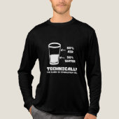 Technisch gesehen ist das Glas völlig glänzend Tri-Blend Shirt (Vorderseite)