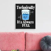 Technisch gesehen ist es immer eine lustige Wissen Leinwanddruck (Insitu (Wohnzimmer))