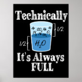 Technisch gesehen ist es immer eine lustige Wissen Poster (Vorne)