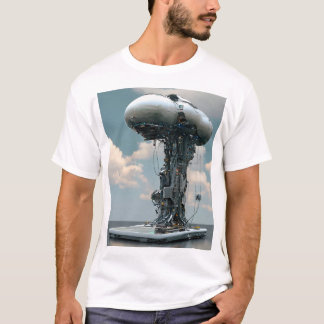 "Technisch Inspirierte T - Shirt: Futuristische De T-Shirt
