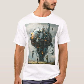 "Technisch Inspirierte T - Shirt: Futuristische De T-Shirt