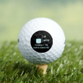 Technisch ist das Glas immer voll Golfball (Insitu T-Shirt)