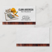 Technische Ausrüstung für Blaudrucke | Builder Visitenkarte (Vorne/Hinten)