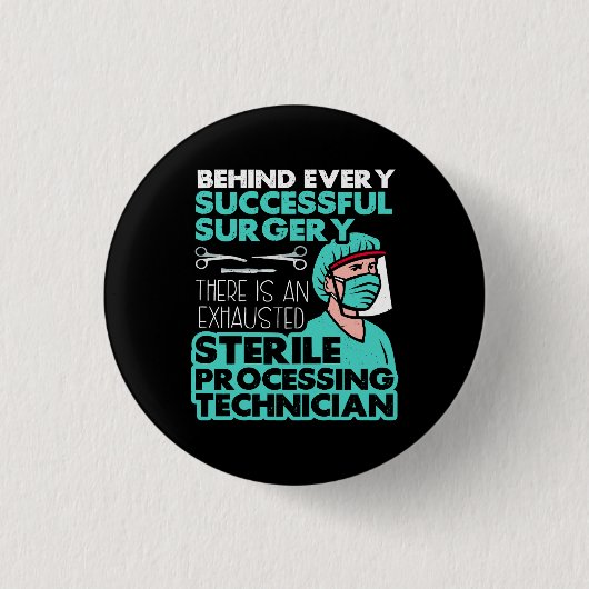 Technische Bewertung der Sterilverarbeitung Button (Vorderseite)