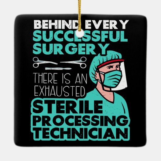 Technische Bewertung der Sterilverarbeitung Keramikornament (Rückseite)