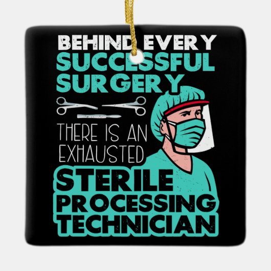 Technische Bewertung der Sterilverarbeitung Keramikornament (Vorderseite)