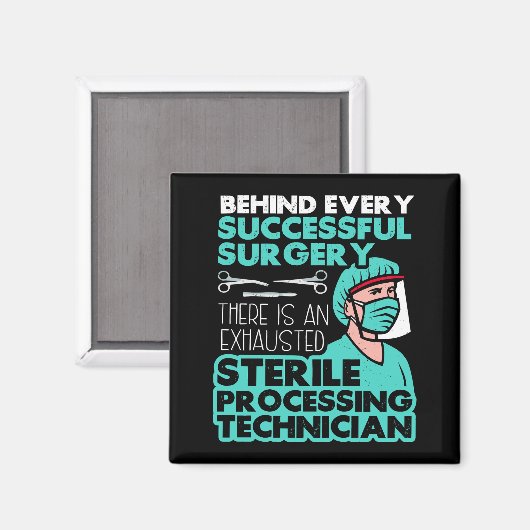 Technische Bewertung der Sterilverarbeitung Magnet (Vorderseite/Rückseite)