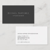 TECHNISCHE COMPUTER-SCHRIFTART-Visitenkarte Visitenkarte (Vorne/Hinten)