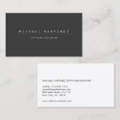 TECHNISCHE COMPUTER-SCHRIFTART-Visitenkarte Visitenkarte (Vorne/Hinten)