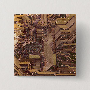 Technische Elektronik für das Gold Cyber-Schaltbre Button