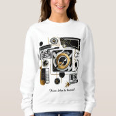 "Technische Evolution enthüllt" Sweatshirt (Vorderseite)