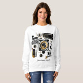 "Technische Evolution enthüllt" Sweatshirt (Vorne ganz)