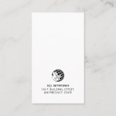 Technische Lichtkreise für die Computertechnik Visitenkarte (Rückseite)