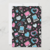 Technische Liebe Einladung (Rückseite)